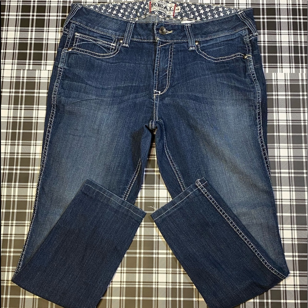 Ariat Real Denim Blue Jeans Size 33 R